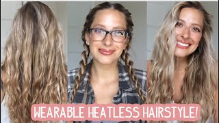 WEARABLE ROPE BRAIDS HEATLESS HAIRSTYLE [upl. by Aninaig]