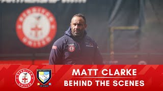 BEHIND THE SCENES  A Matchday With Matt Clarke [upl. by Yatnuhs]