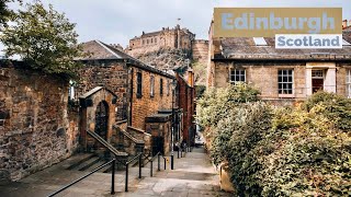 Edinburgh Scotland  The Most Beautiful City In The World  Walking Tour 4K HDR 60fps [upl. by Caren]