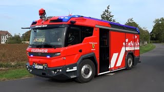 Erstes ElektroLöschfahrzeug in NRW Rosenbauer RT der Feuerwehr Nörvenich [upl. by Cann]