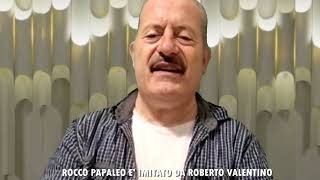 ROCCO PAPALEO IMITATO CON TRUCCO DA ROBERTO VALENTINO [upl. by Yousuf]