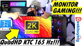 MONITOR GAMING Curvo QuadHD KTC h32s17 165 Hz test e recensione [upl. by Naesal537]