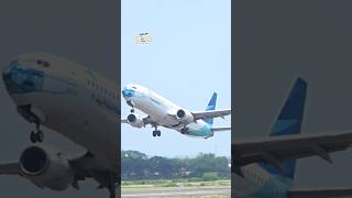 Nonton Pesawat Take Off di Bandara Solo ✈️🔥 shorts shortvideo garudaindonesia trending takeoff [upl. by Brosy457]