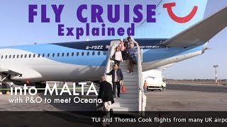 First Cruise  Fly Cruise into Malta  how does it work [upl. by Ellerahs]