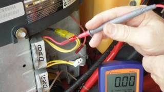 Briggs amp Stratton Battery Not Charging  Simple Voltage Regulator Test [upl. by Ailido]