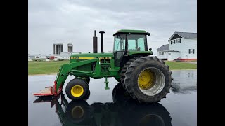 1989 John Deere 4455 Tractor [upl. by Adnaerb849]