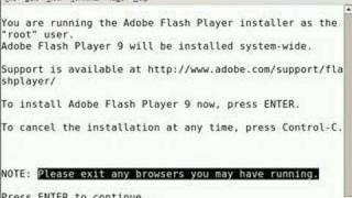 Howto install flash plugin for firefox in ubuntu [upl. by Nnaitsirk]
