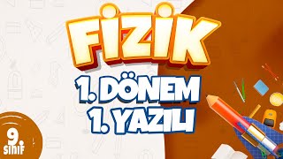 9 Sınıf 1 Dönem 1 Yazılı Hazırlık I Fizik [upl. by Derk]