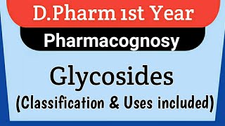 Glycosides Pharmacognosy Classification Properties Role Uses Pharma Realm [upl. by Olva]