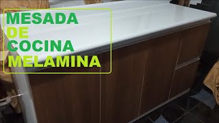 MESADA DE COCINA MELAMINA [upl. by Seravat]