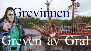 Greven av gral  seiler på grashavet og sloss med KAPTEIN SABELTANN [upl. by Llerut]