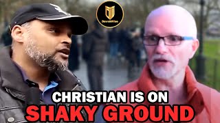 Muslim Quotes From The Bible And Dismantles Christianity  Hashim  Speakers Corner [upl. by Sheeran791]