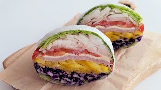 꿀팁 알려드림 다이어트 샌드위치 언위치 만들기 빵없는 샌드위치 뚱뚱한 샌드위치 Low Carb Unwich KETO Breadless Sandwich [upl. by Giovanni263]