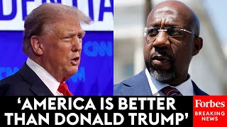 Lied For 90 Minutes Straight Raphael Warnock Hammers Donald Trumps Debate Performance [upl. by Litman722]