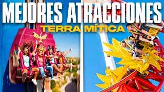 TERRA MÍTICA BENIDORM 2024  Mejores Atracciones [upl. by Sikes]