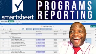 SMARTSHEET Demo How to Combine Multiple Project Sheets into a PROGRAM PMO Report [upl. by Yseult]