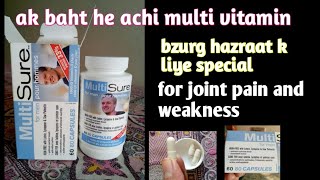 Multi sure multivitamin review does it work price too expensive [upl. by Esom2]