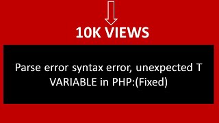 Parse error syntax error unexpected TVARIABLE expecting function TFUNCTION or const TCONST [upl. by Komarek]