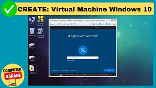 How To Create a Virtual Machine running Windows 10 [upl. by Nelie]