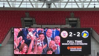 2324 National league playoff final Bromley fc vs Solihull moors full penalty shootout 43 5524 [upl. by Elvira945]