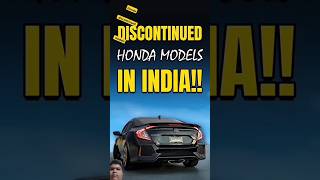 Honda Discontinued Model in India 😳😳 automobile luxury suv short [upl. by Atinas]