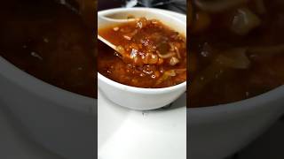 Manchow soup 🍲viralshort food youtubeshorts souprecipe easyrecipe recipe [upl. by Amathiste]