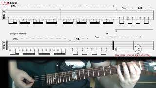 Metallica Spit Out The Bone rhythm guitar lesson [upl. by Robyn]