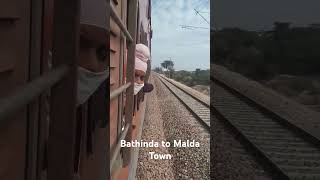 Farakka express Bathinda Jun to Malda Town hamara Safar train [upl. by Sinnel]