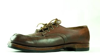 Red Wing Moc Toe Derby Resole 9 [upl. by Lon]