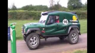 John Goldie starting a Bowler Wildcat at the UK Rally Day [upl. by Absa671]