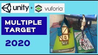 Multiple Targets in Unity and Vuforia in 2020 AR Tutorial [upl. by Groos]