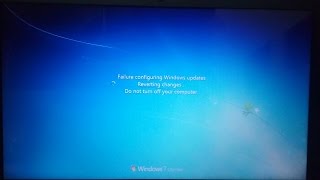 failure configuring windows updates reverting changes windows 7810 in hindi [upl. by Maddy]