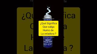 Significado salga humo de la veladora santamuerte santisimamuerte todosobrelasantamuerte shorts [upl. by Adnovad]