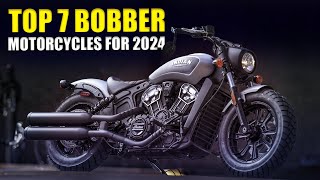 Check Out The Latest And Greatest 7 New Bobber Motorcycles [upl. by Batha]