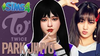 TWICE JIHYO 박지효  CC List amp Download  Celeb CAS  The Sims 4 [upl. by Notnert]