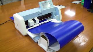 ScanNCut SDX1200  How to use the Roll Feeder Accessory [upl. by Dorcus743]