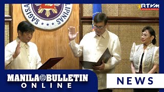 Ralph Recto takes oath as new finance secretary [upl. by Kala905]