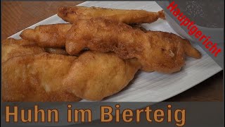 Huhn im Bierteig Heiß und fluffig [upl. by Gasperoni]