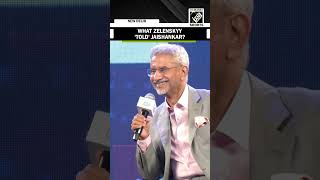 “What Zelenskyy told us…” EAM Jaishankar reveals what Ukrainian President ‘told’ him during meeting [upl. by Junia]