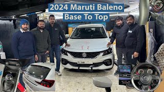 2024 Maruti Baleno Sigma Modification  Base To Top  Nexa OEM Accesories  Car Mode [upl. by Amol]