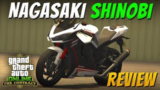 GTA 5 Nagasaki Shinobi Review  UNRELEASED VEHICLE GTA Online The Contract DLC [upl. by Eerb]