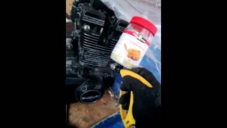 Sandblasting motorcycle engine [upl. by Stephania913]