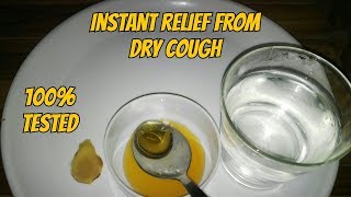 Dry cough  Sore throat  Instant relief home remedies  Cold and cough  Cookingmypassion [upl. by Alusru]