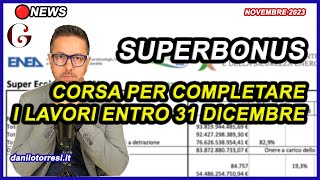 SUPERBONUS 110 SENZA PROROGA 2024  corsa al completamento dei lavori nel report ENEA di ottobre [upl. by Marline]