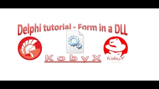 Form in a DLL file Delphi tutorials [upl. by Otrebogad796]