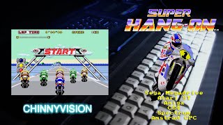 ChinnyVision  Ep 389  Super Hang On  Sega Megadrive Atari ST Amiga C64 CPC Spectrum [upl. by Iggem701]