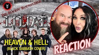 Metal Couples REACTION and REVIEW  Liliac  Heaven and Hell Black Sabbath cover [upl. by Amoreta]