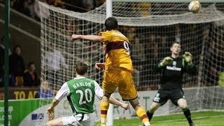 LUKAS JUTKIEWICZ Stunning volleyed goal for Motherwell [upl. by Aynotel]