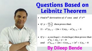 Questions based on leibnitz theorem [upl. by Egidius578]