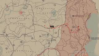 RED DEAD REDEMPTION 2 · High Stakes Treasure Map Locations Video Guide  【XCV】 [upl. by Burnett]